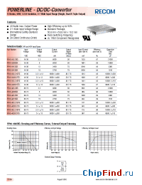 Datasheet RP40-483.312TG manufacturer Recom